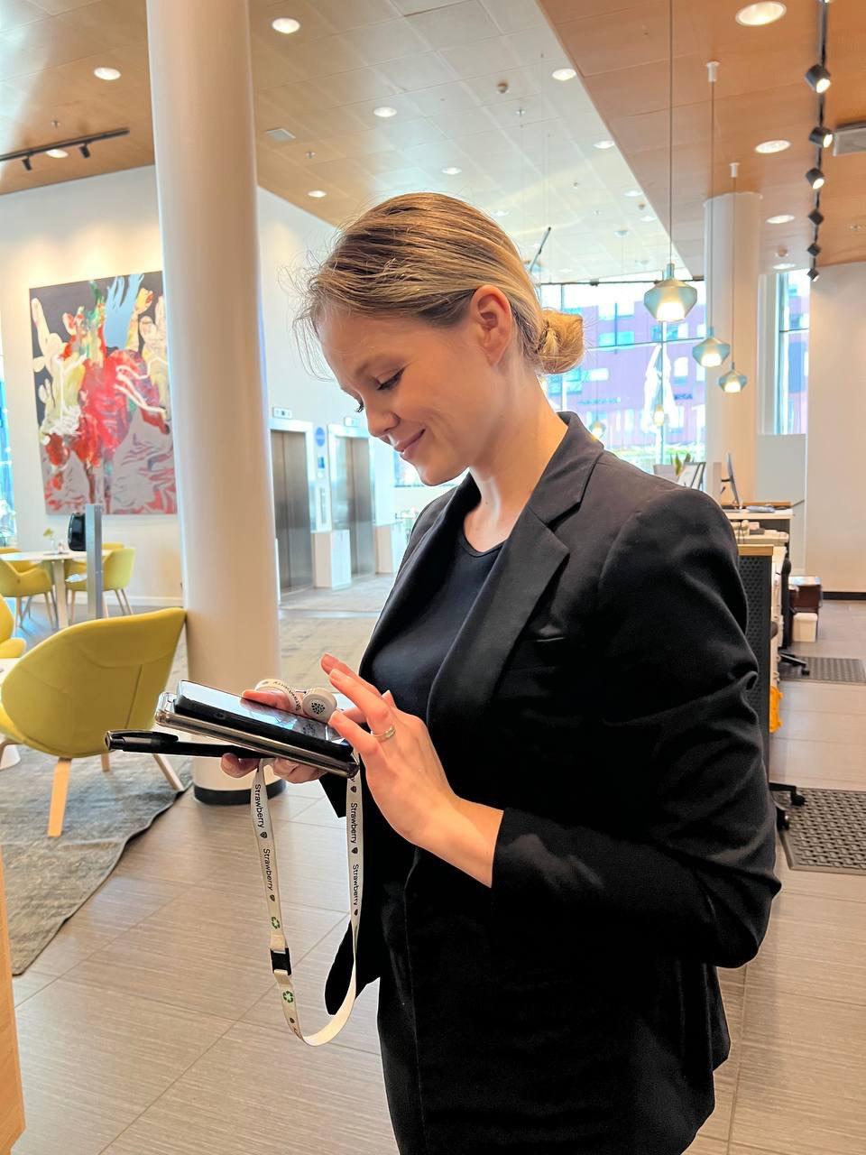 Lizaveta työssä